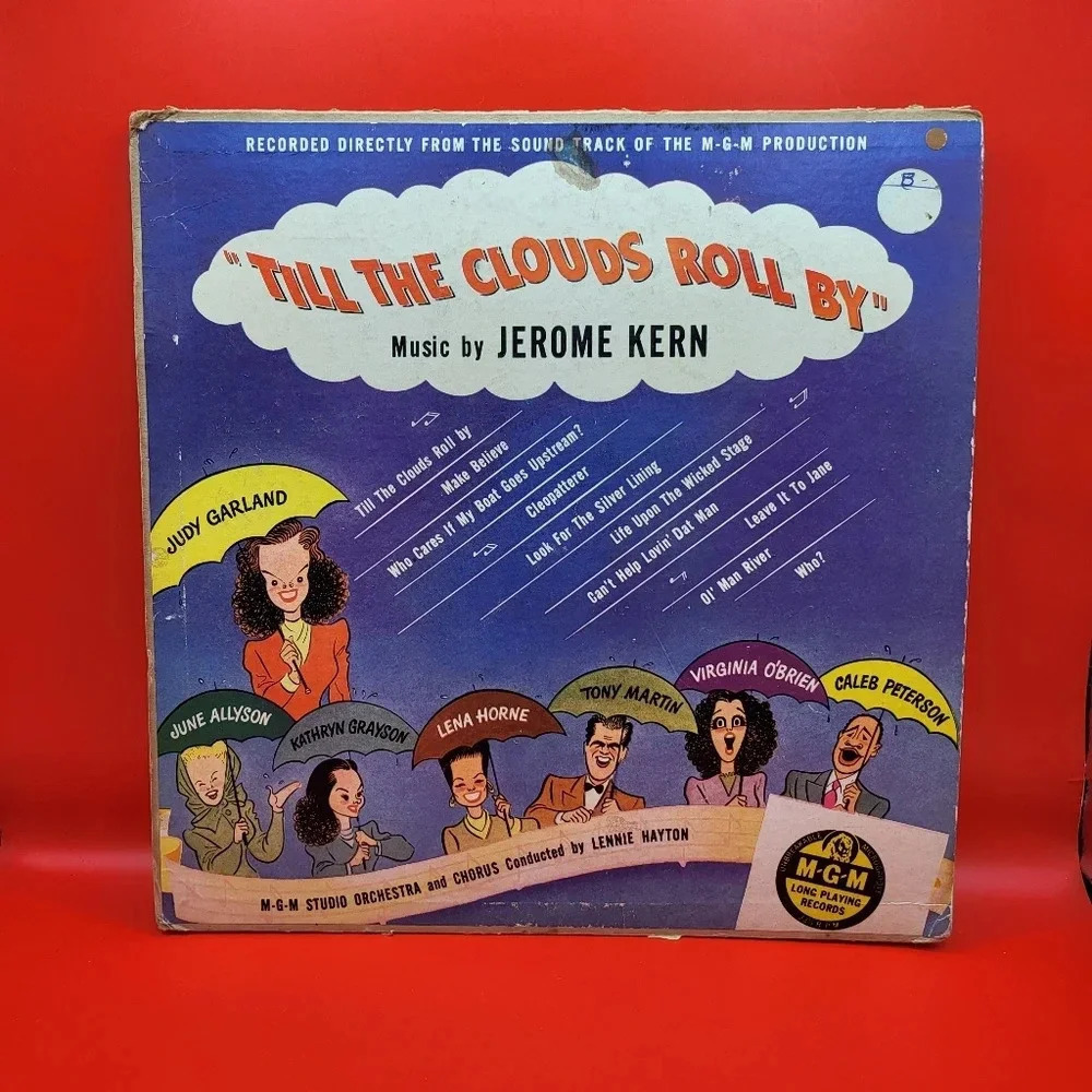 Till The Clouds Roll By Soundtrack Album 10" LP Jerome Kern MGM E-501 Record - Picture 5 of 6